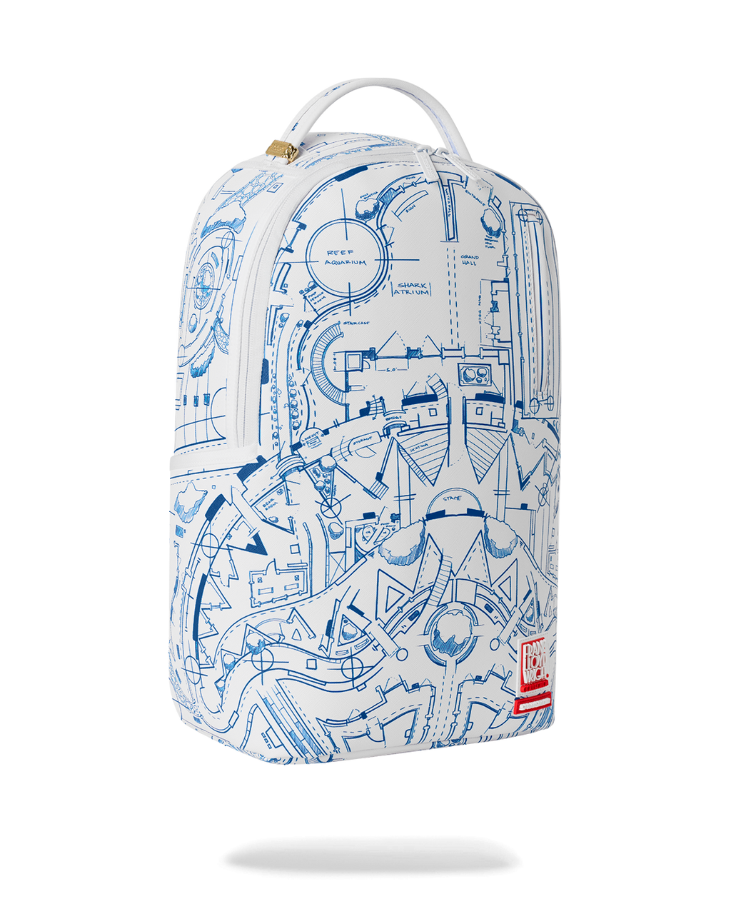 FRANK LLOYD WRIGHT COLLAB ARCHITECTURAL DRAWING BACKPACK