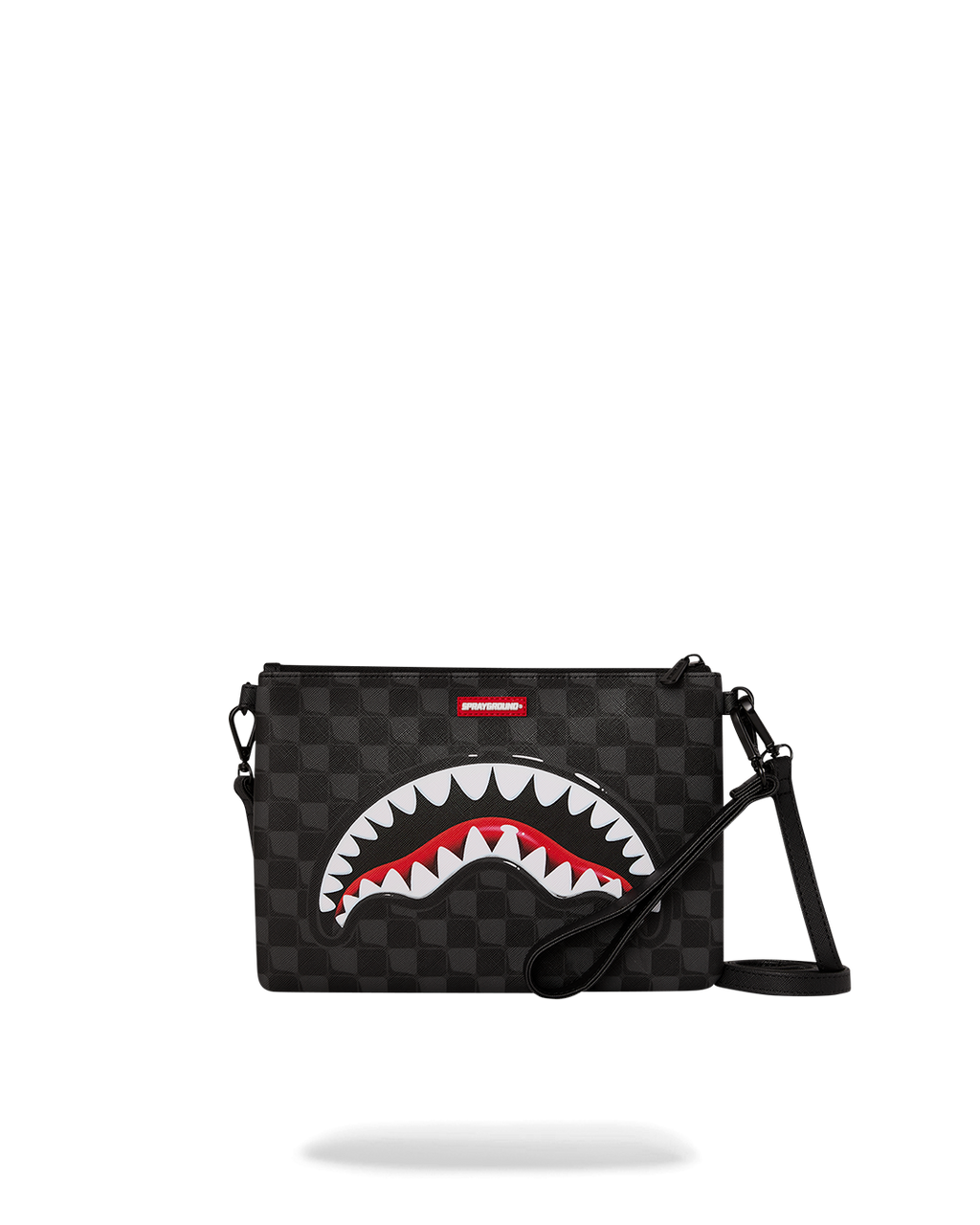 SHARKS IN PARIS HYPER PUFF CROSSOVER CLUTCH