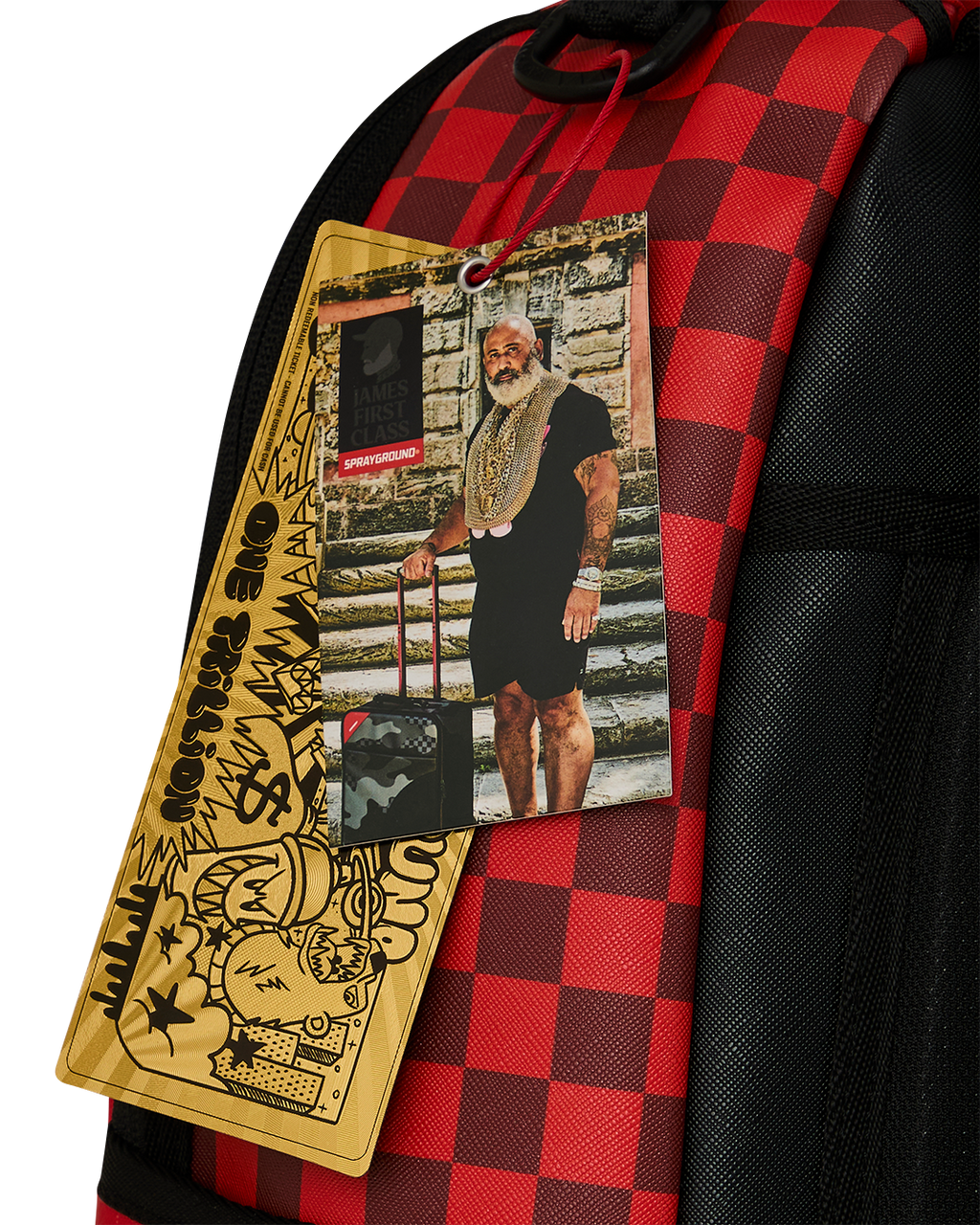 JAMES FIRST CLASS RED BACKPACK