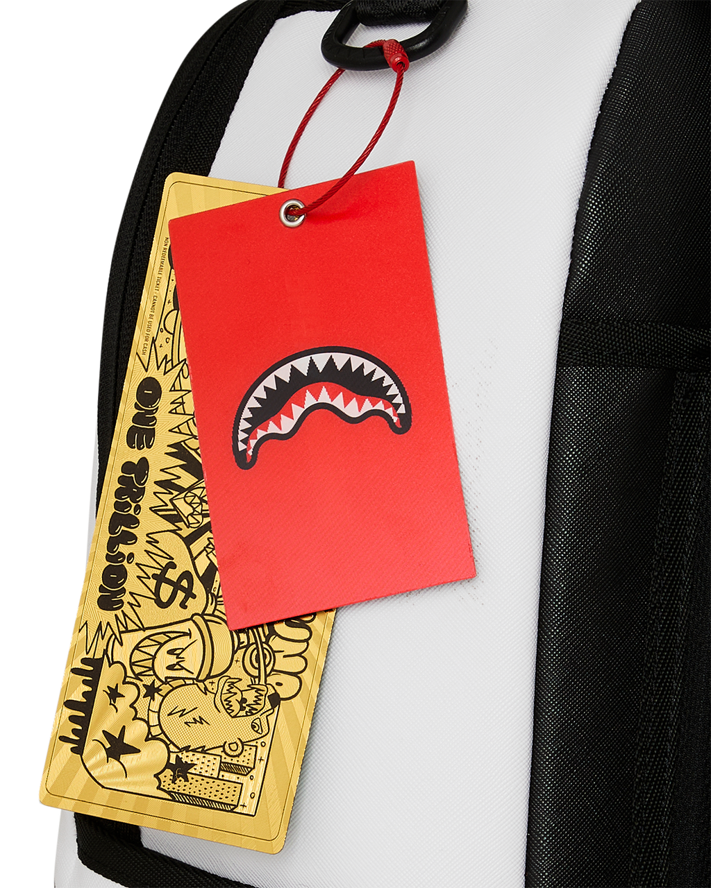SHARK CENTRAL BUBBLE SHARK (WHT) BACKPACK