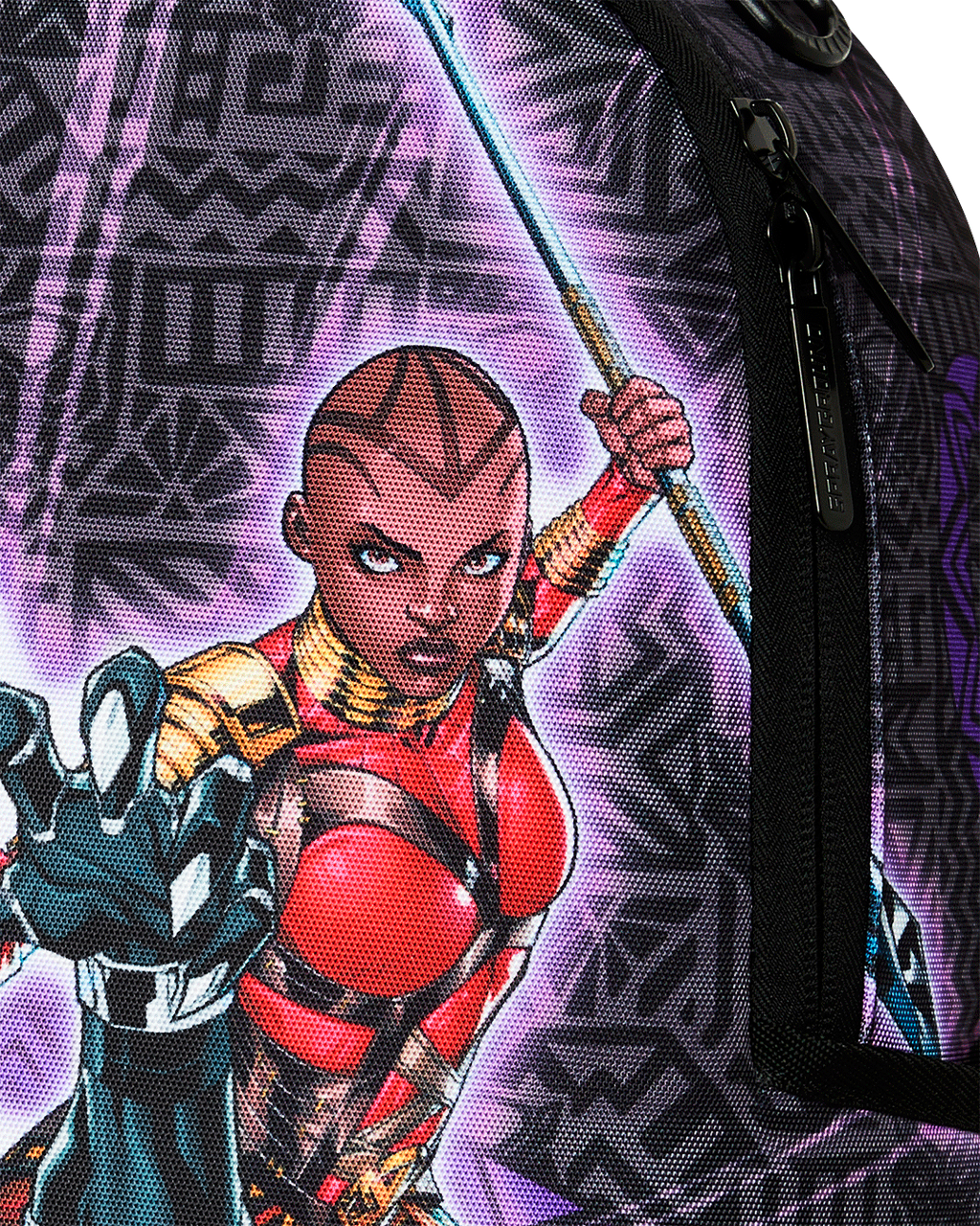 BLACK PANTHER OFFICIAL COLLAB - NEVER BACK DOWN BACKPACK