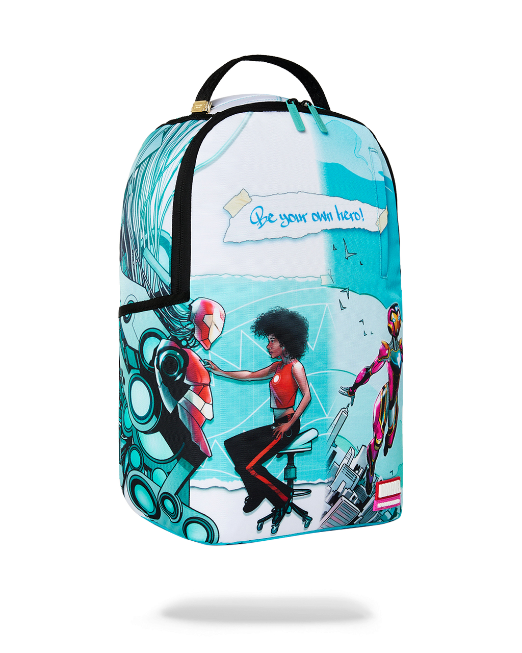 MARVEL IRON HEART OFFICIAL COLLAB - BE YOUR OWN HERO BACKPACK