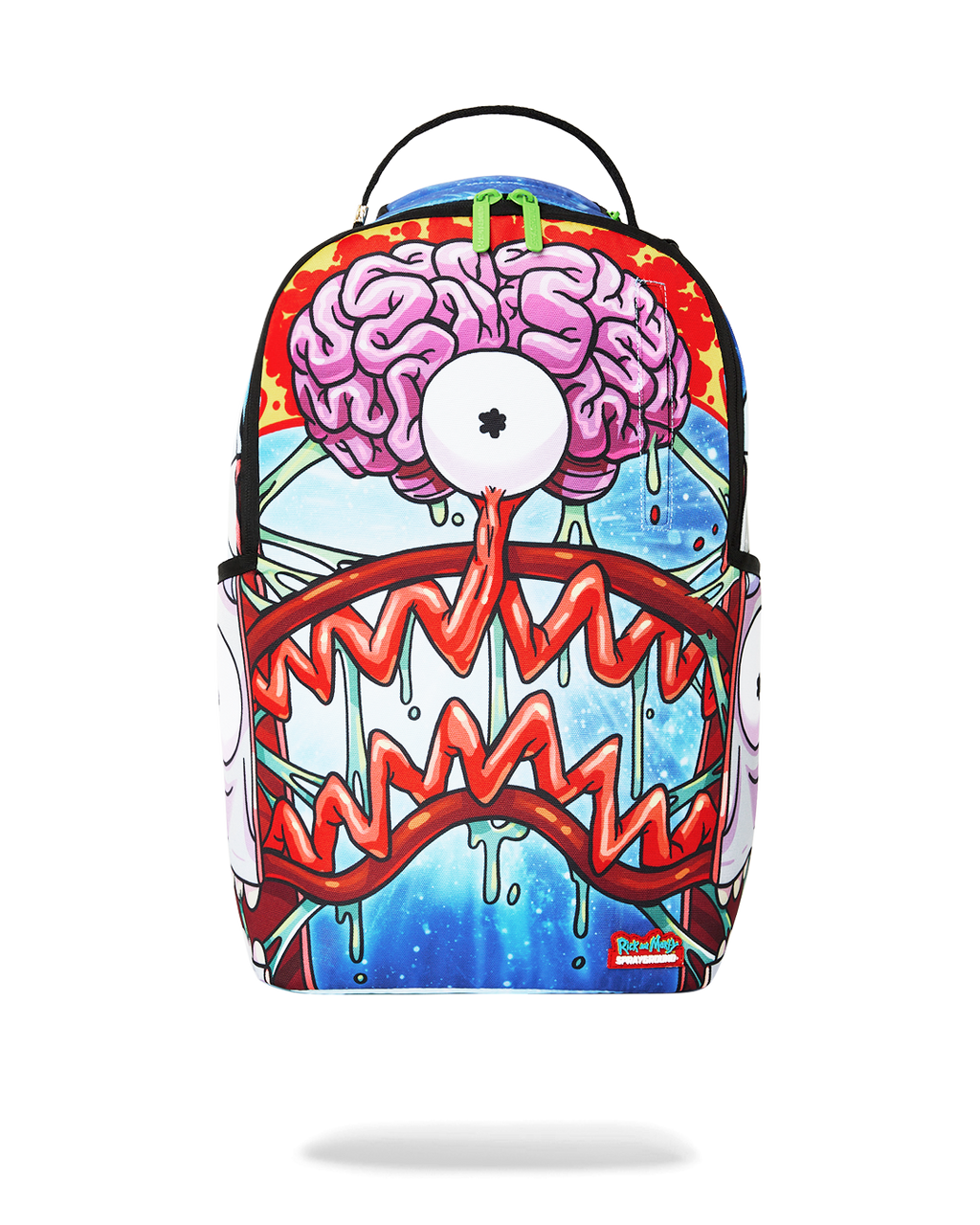 RICK AND MORTY SPLIT RICK HEAD GUTS BACKPACK