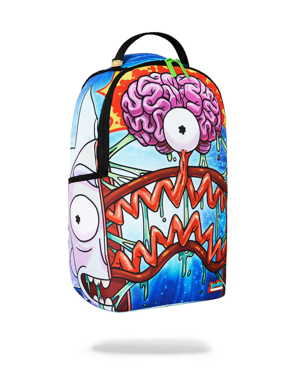 RICK AND MORTY SPLIT RICK HEAD GUTS BACKPACK