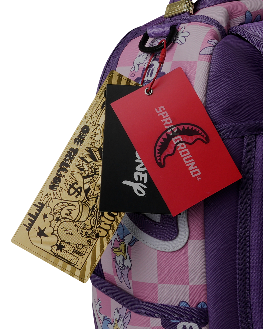 DISNEY MINNIE DAISY CHECK BACKPACK