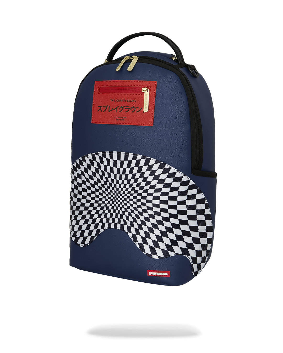 ICHIMATSU-MOYŌ WARP CHECK SHARK BACKPACK
