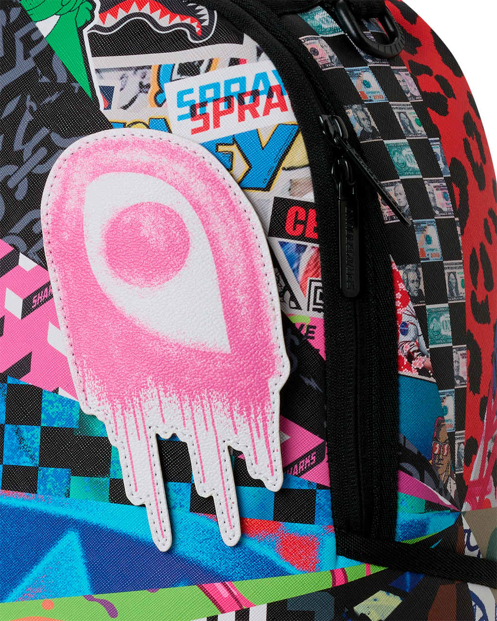 MOOD MODE 6 REMOVABLE VELCRO EYES BACKPACK