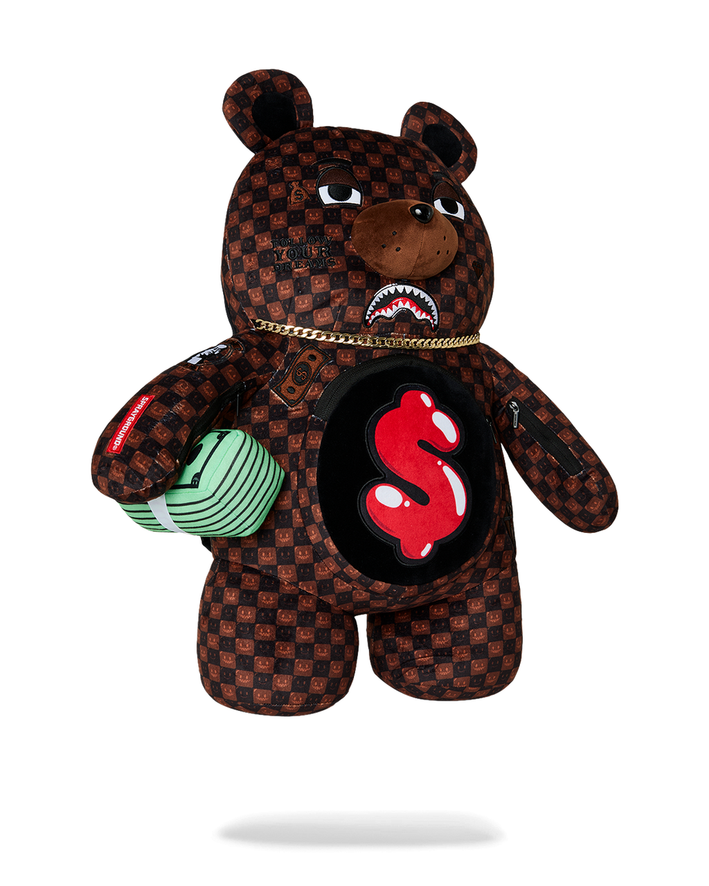 SHARKS IN PARIS GRIN & GRIND MONEYBEAR BACKPACK