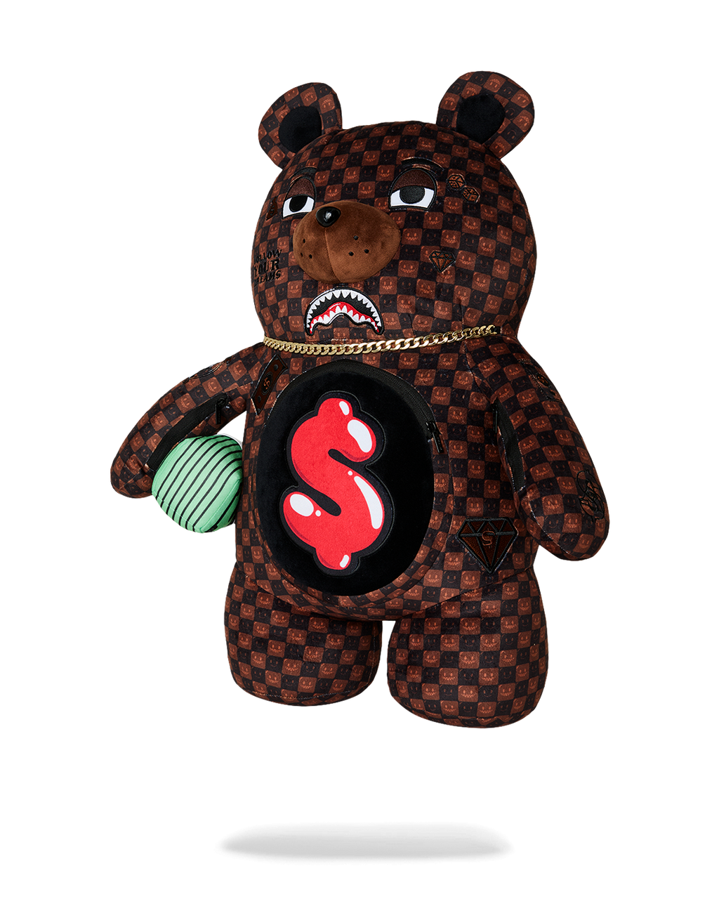 SHARKS IN PARIS GRIN & GRIND MONEYBEAR BACKPACK