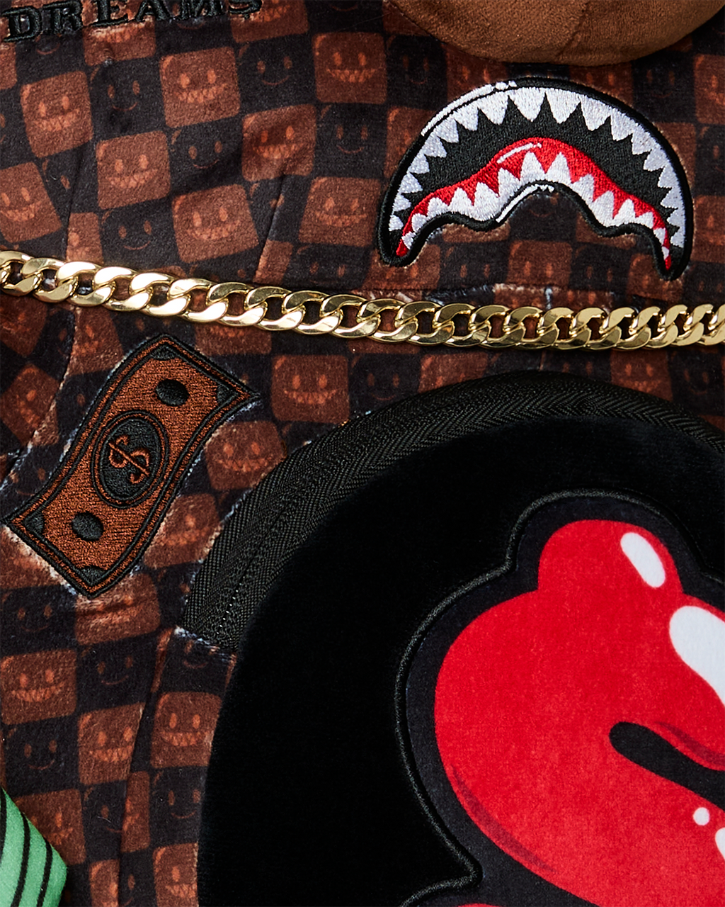 SHARKS IN PARIS GRIN & GRIND MONEYBEAR BACKPACK