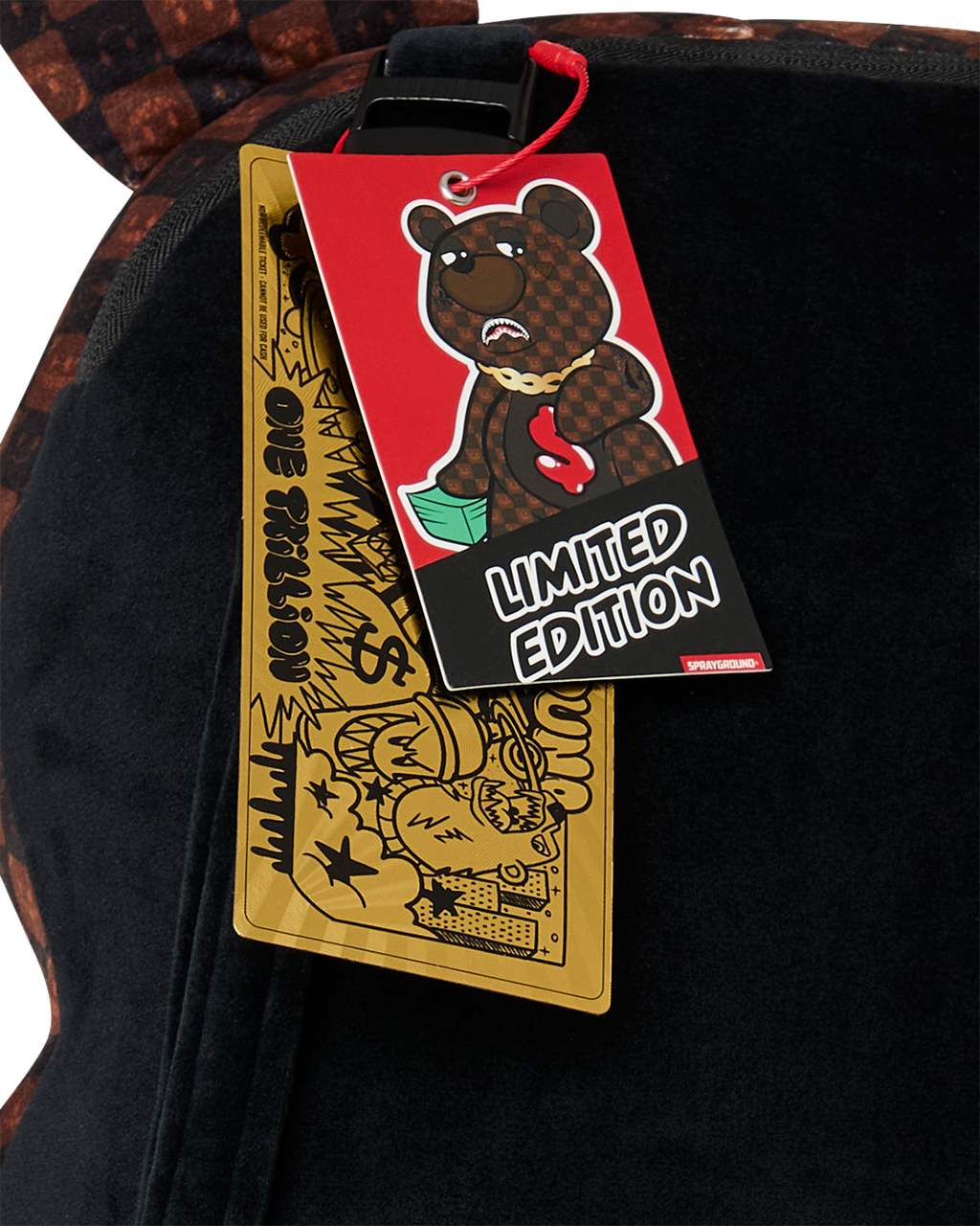 SHARKS IN PARIS GRIN & GRIND MONEYBEAR BACKPACK