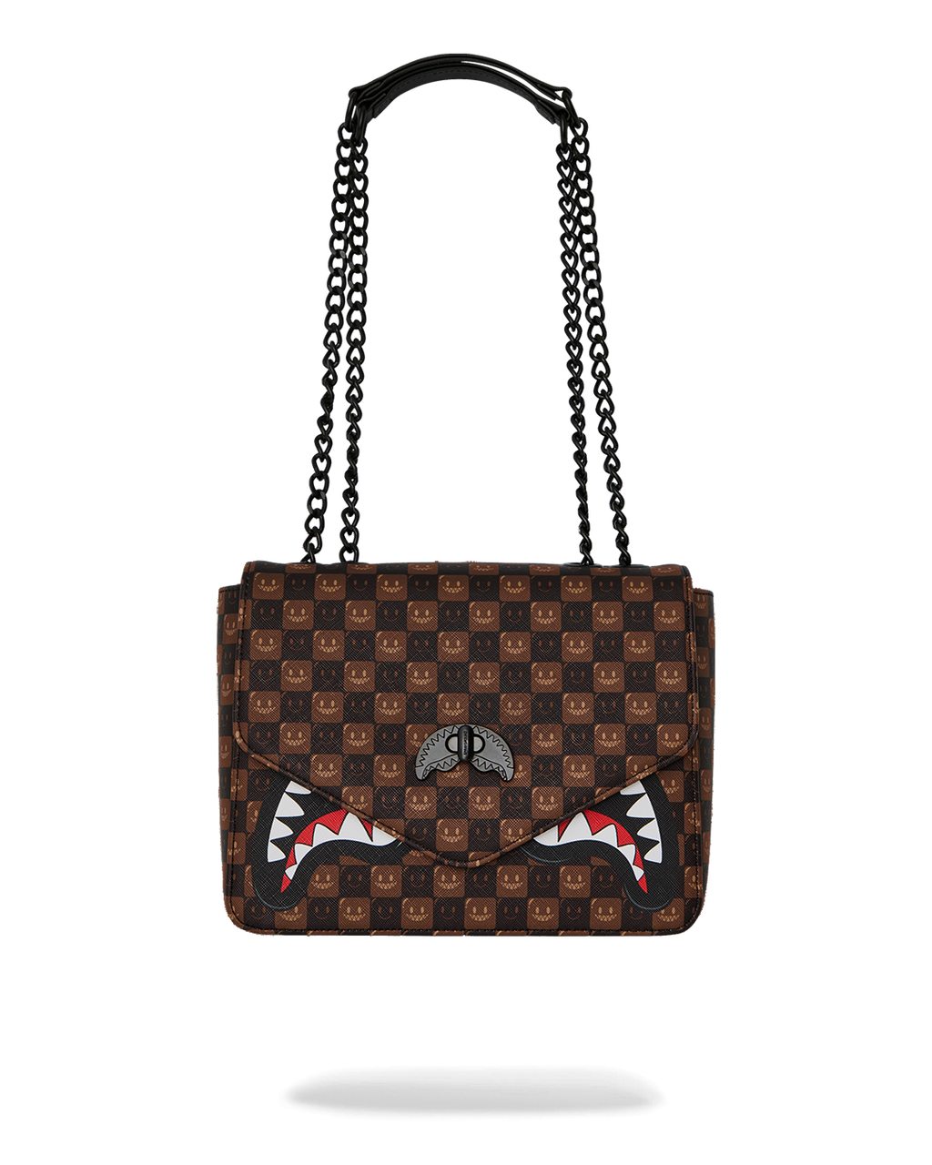 SHARKS IN PARIS GRIN & GRIND HANDBAG