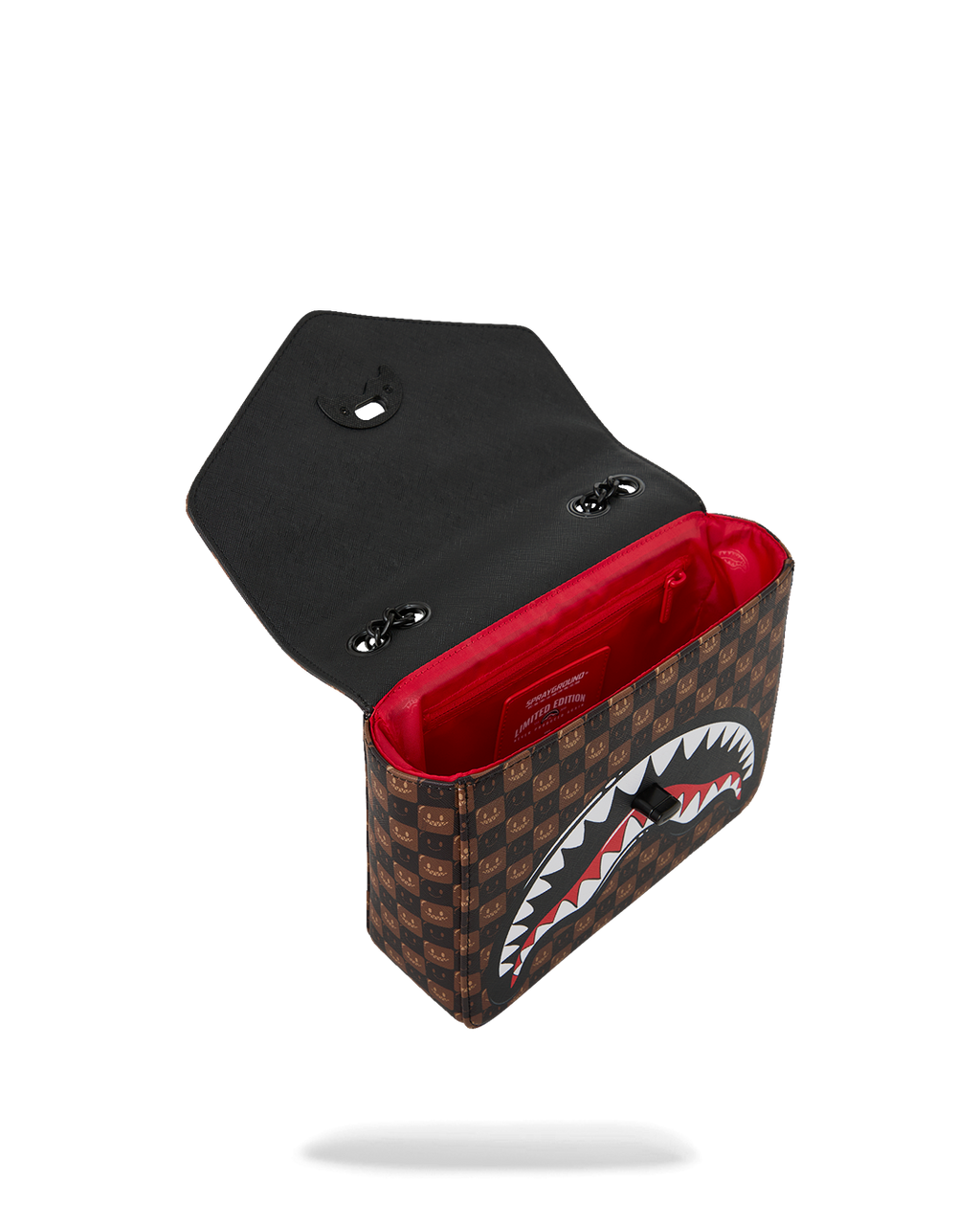 SHARKS IN PARIS GRIN & GRIND HANDBAG