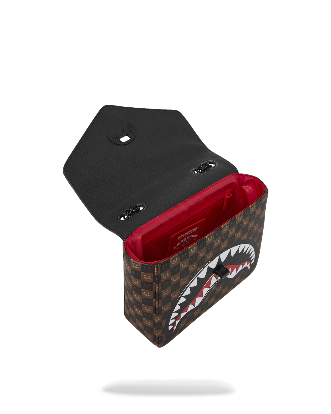 SHARKS IN PARIS GRIN & GRIND HANDBAG