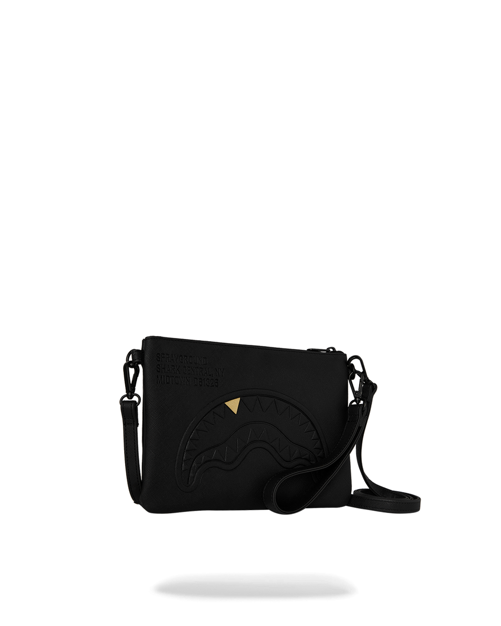 THE GOLDEN FANG SHARK CROSSOVER CLUTCH