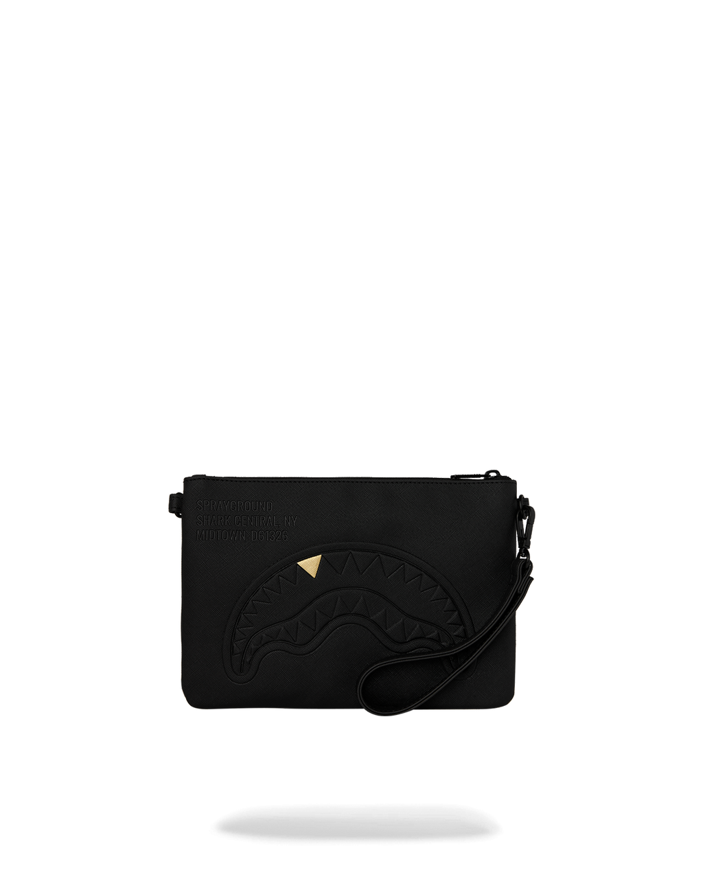 THE GOLDEN FANG SHARK CROSSOVER CLUTCH