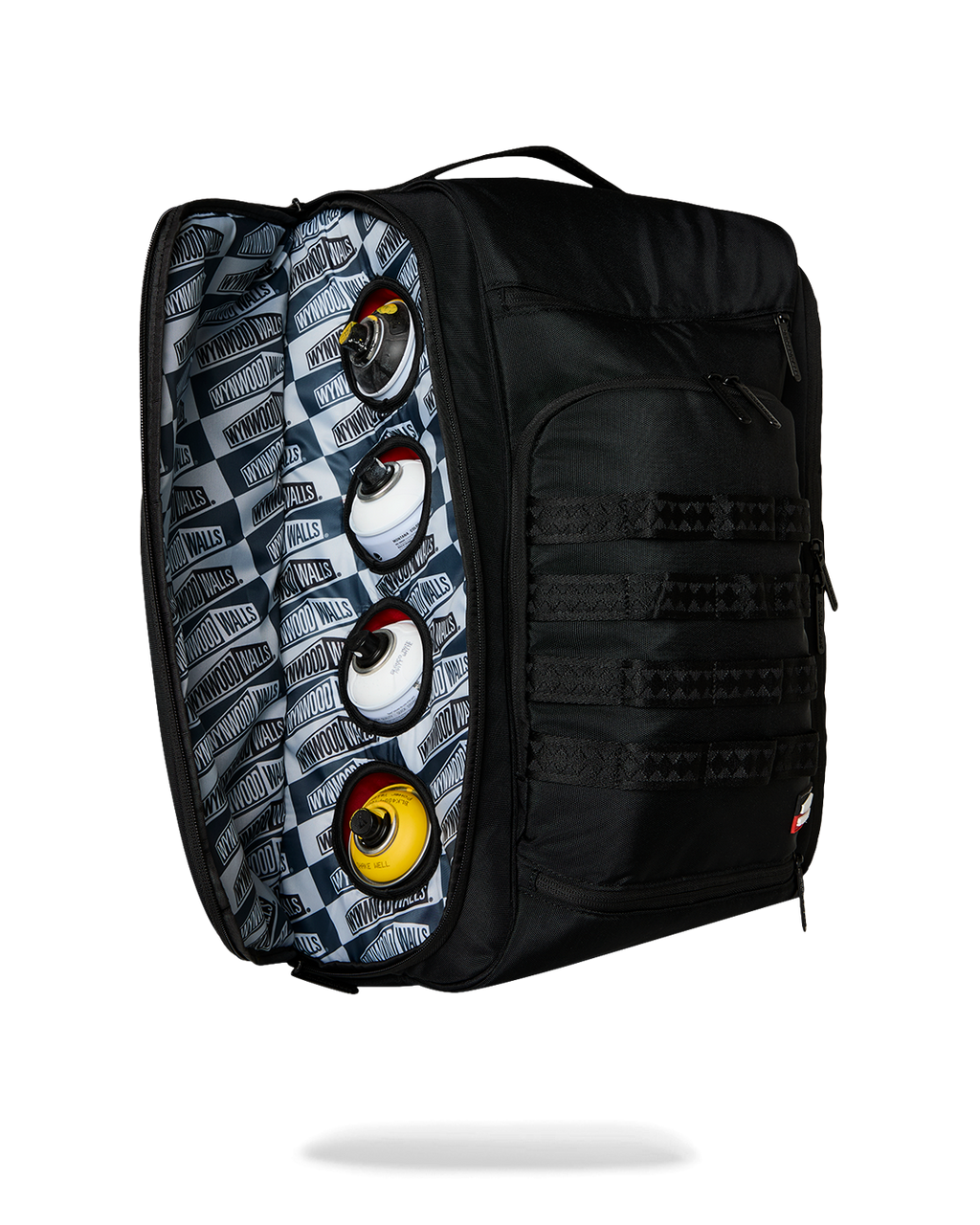 WYNWOOD WALLS COLLAB GRAFFITI UTILITY BACKPACK (8 CAN HOLDER)