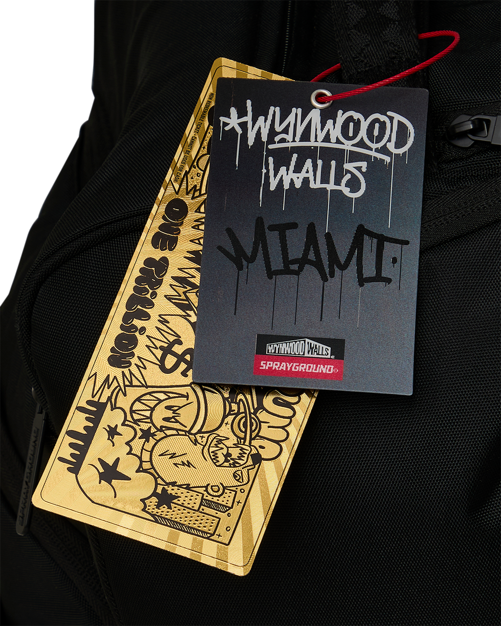 WYNWOOD WALLS COLLAB GRAFFITI UTILITY BACKPACK (8 CAN HOLDER)
