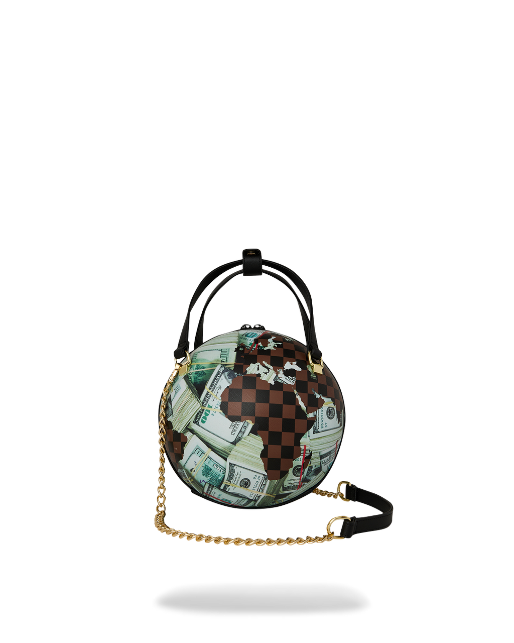 FULLY LOADED GLOBE HANDBAG