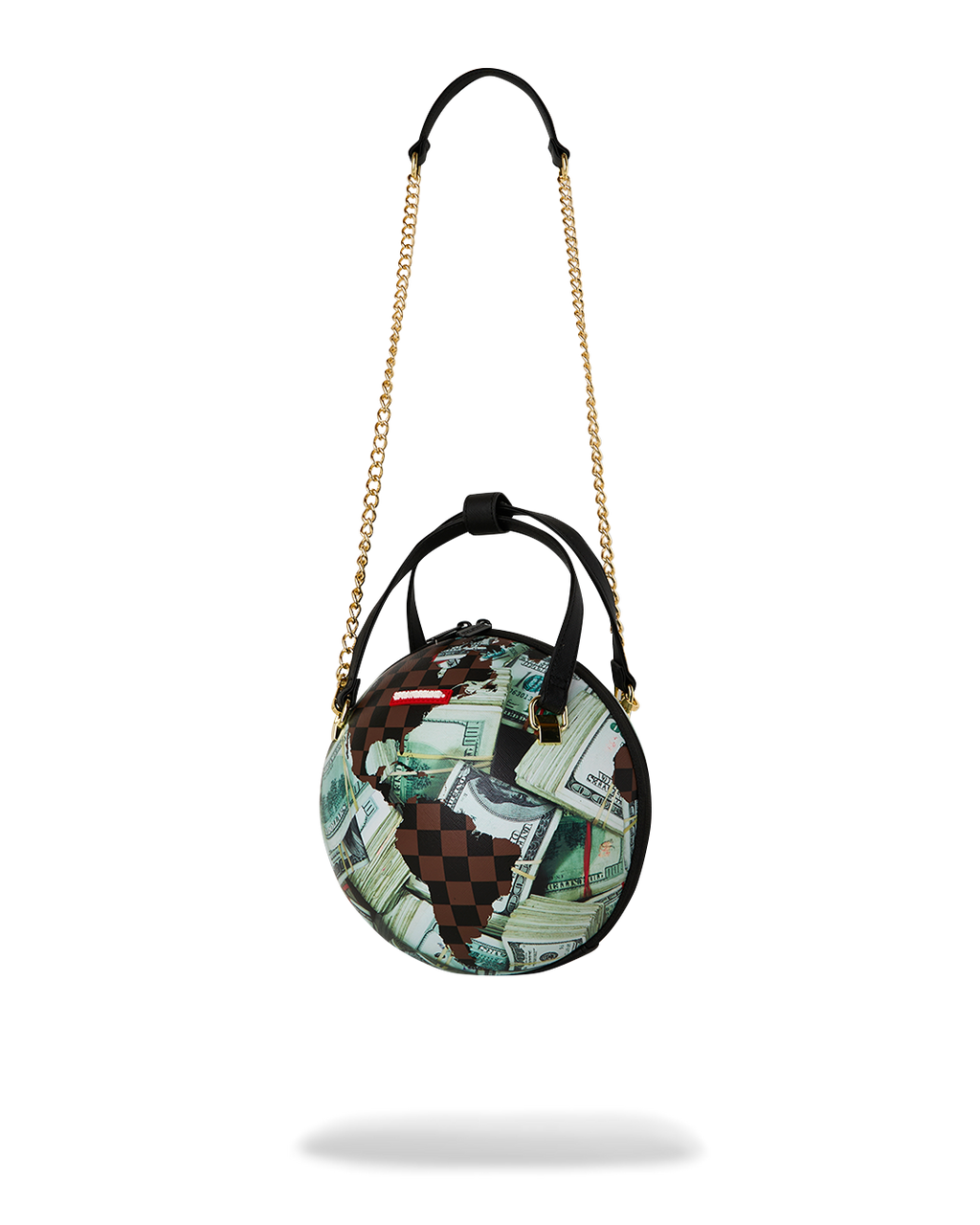 FULLY LOADED GLOBE HANDBAG