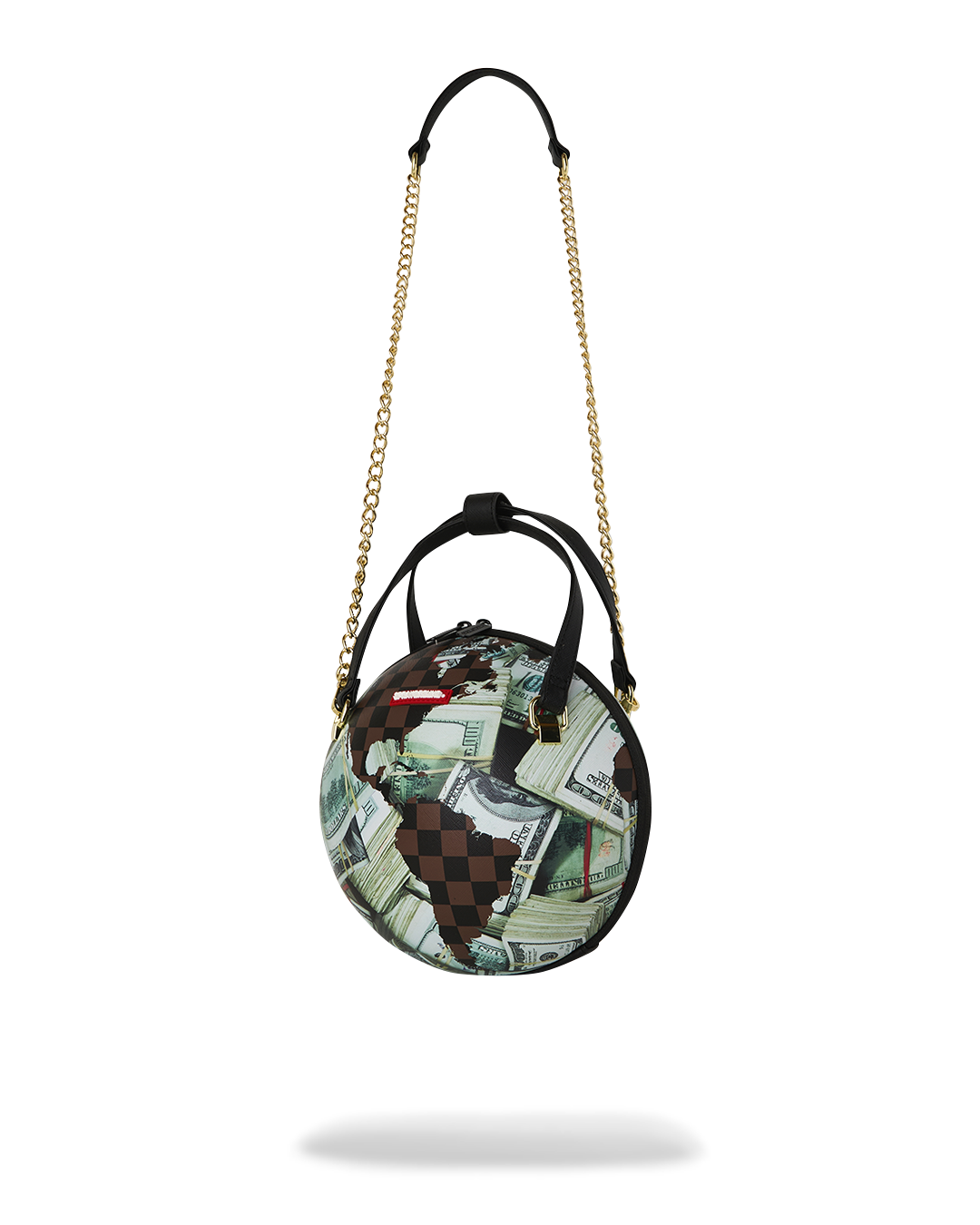 FULLY LOADED GLOBE HANDBAG