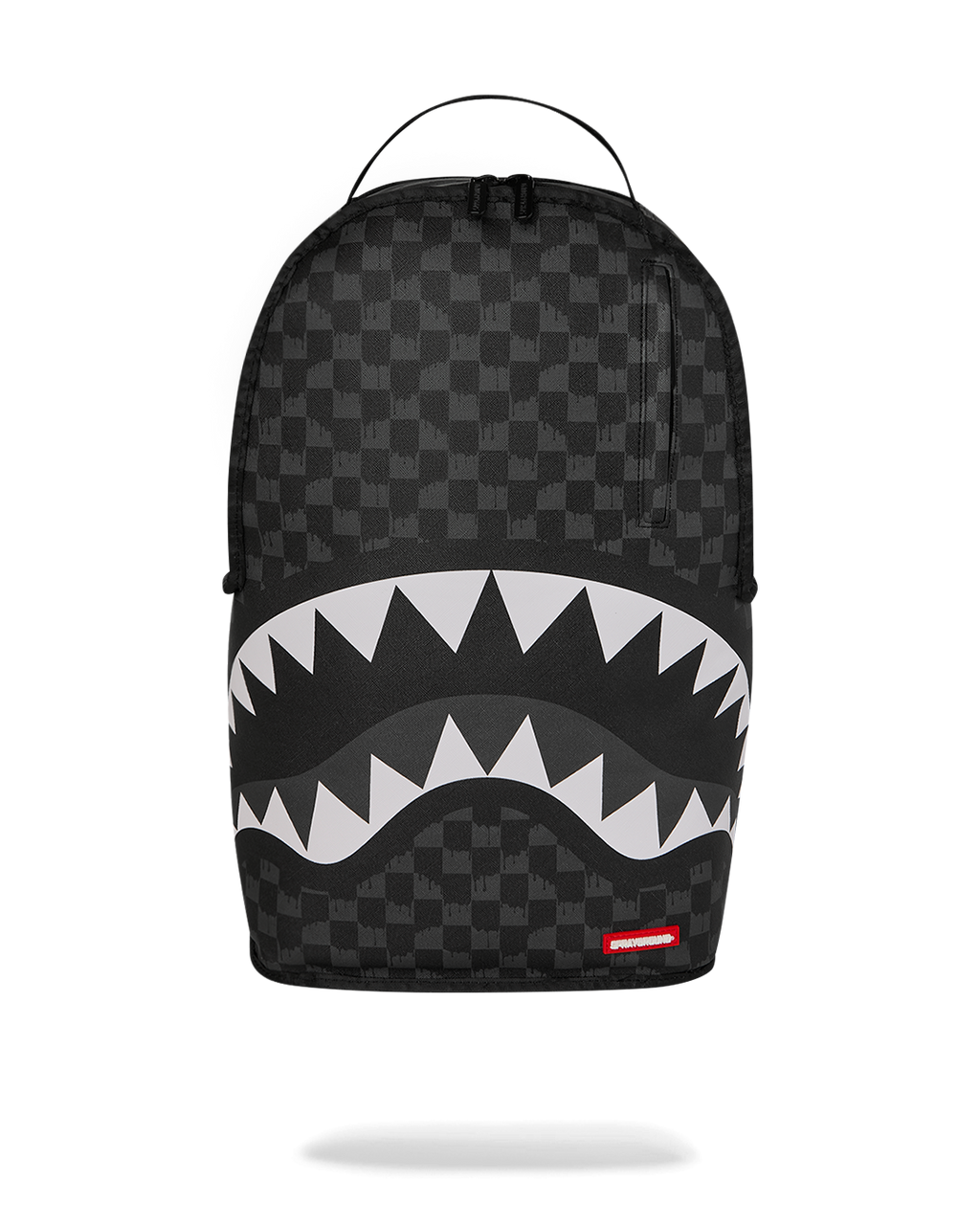 REVERSE MODE - PURPLE VELOUR TO BLACK CHECK BACKPACK