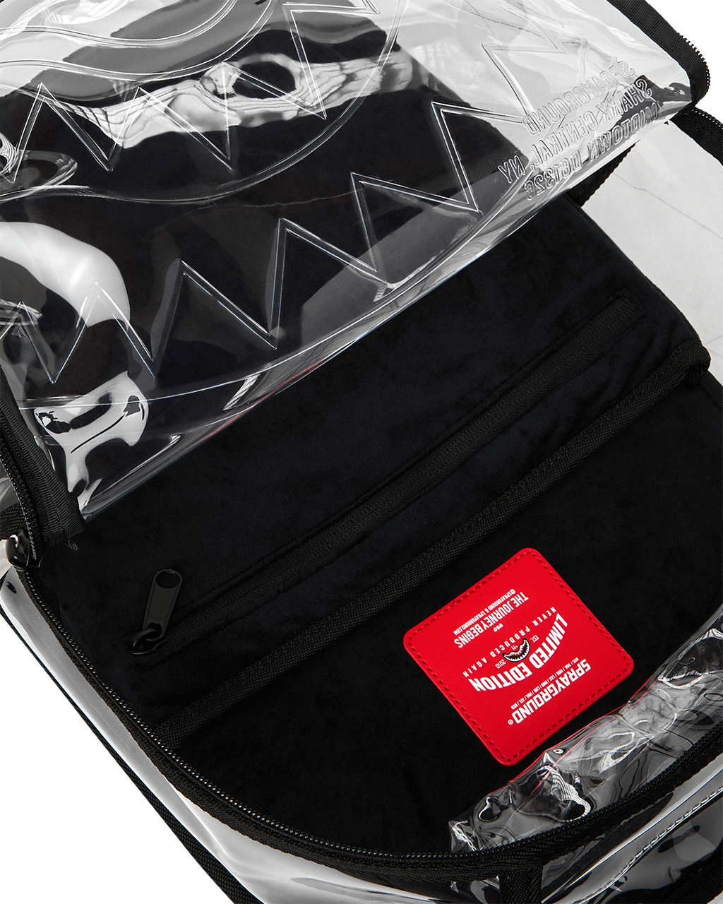 SHARK CENTRAL - CLEAR BACKPACK