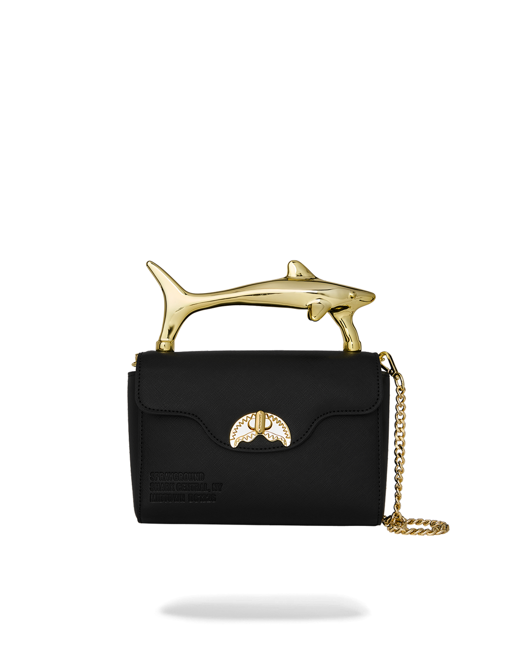 THE GOLDEN FANG SHARK HANDBAG