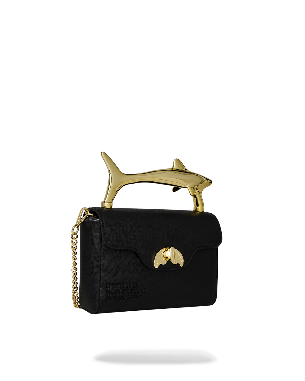THE GOLDEN FANG SHARK HANDBAG