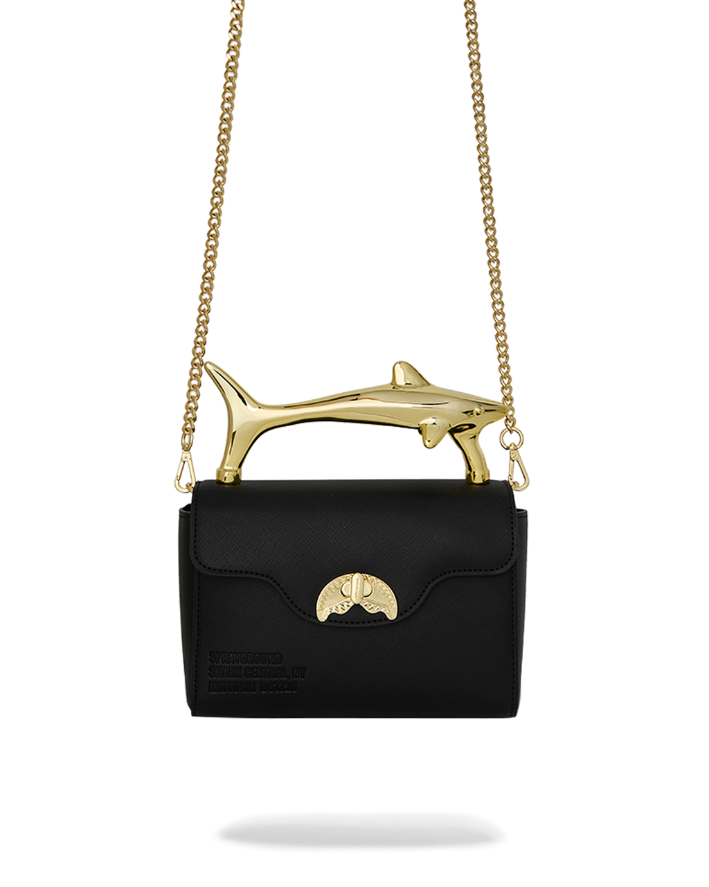 THE GOLDEN FANG SHARK HANDBAG