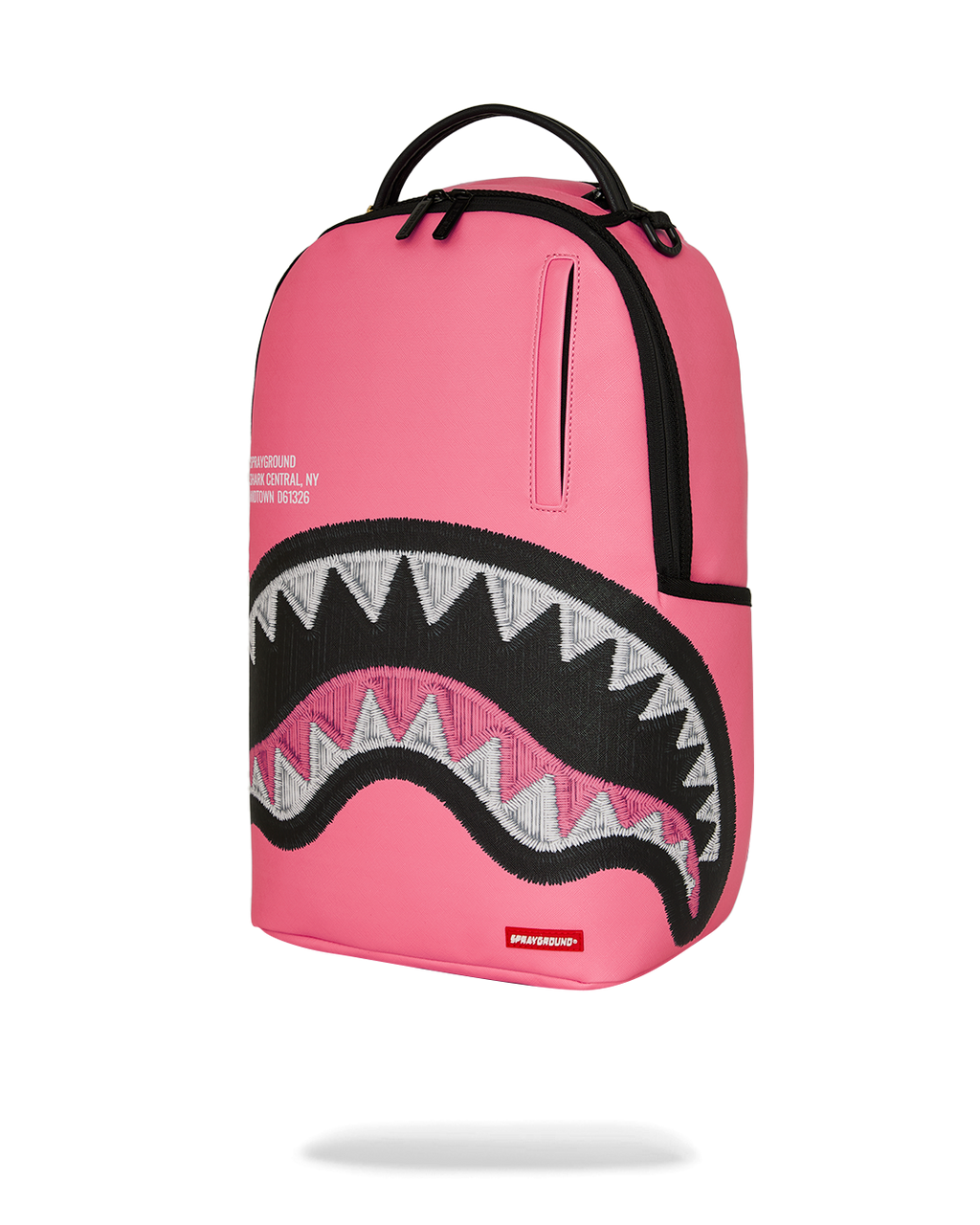SHARK CENTRAL EMBROIDERED EFFECT BACKPACK