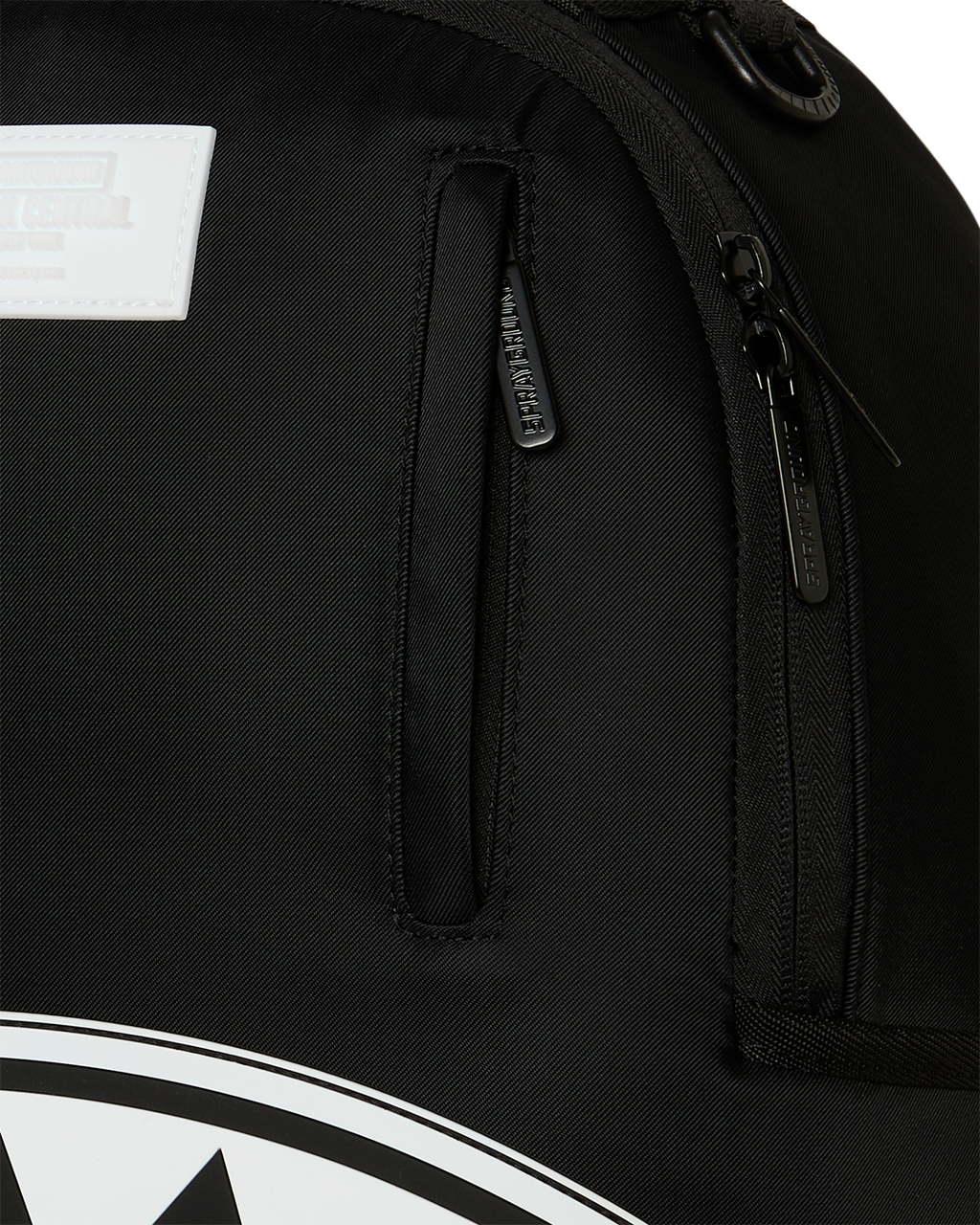 SHARK CENTRAL 2 - BLACK WHITE BACKPACK