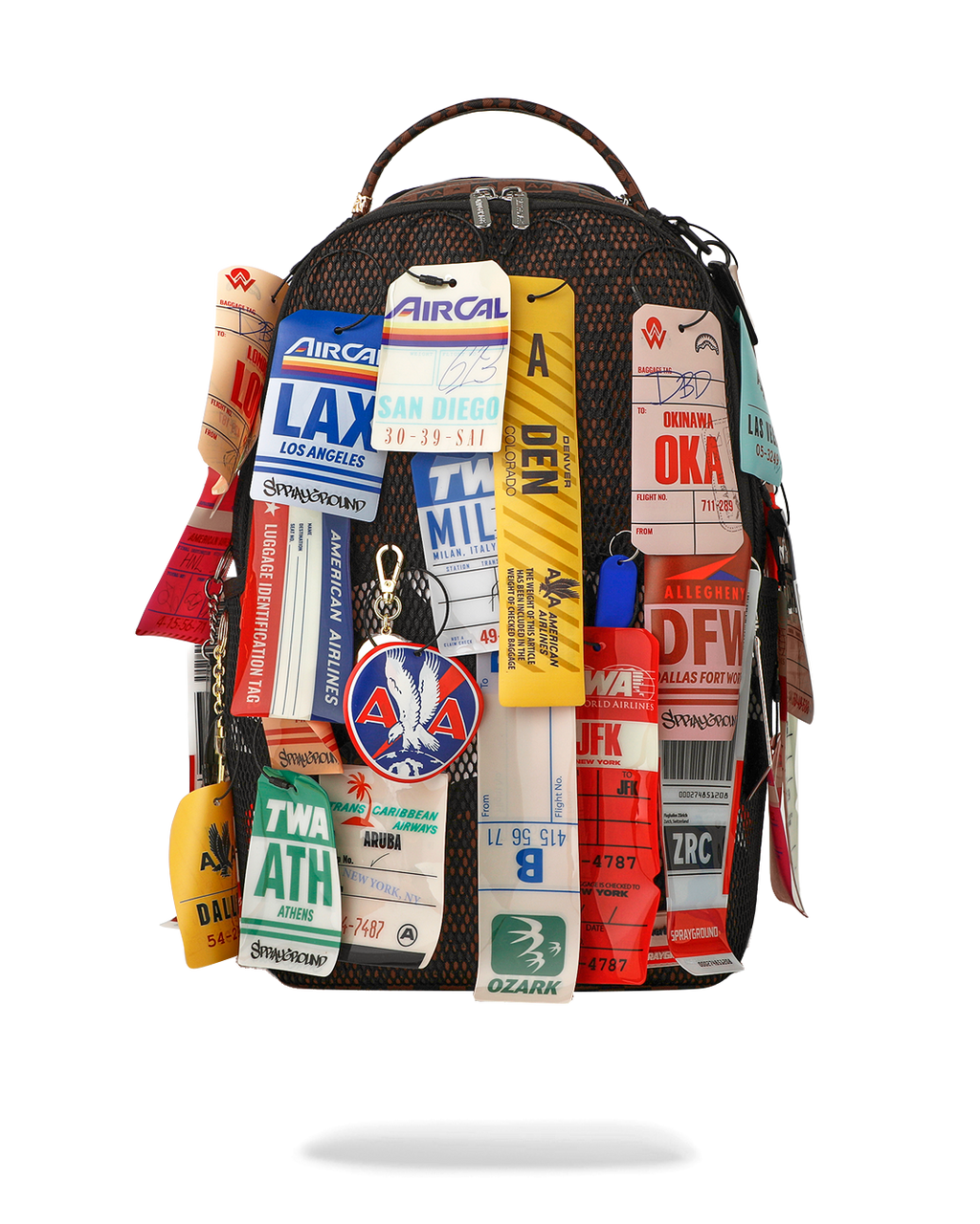 AMERICAN AIRLINES 100 YRS - TAGS ON TAGS BACKPACK