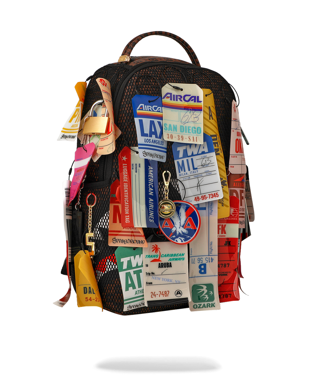 AMERICAN AIRLINES 100 YRS - TAGS ON TAGS BACKPACK
