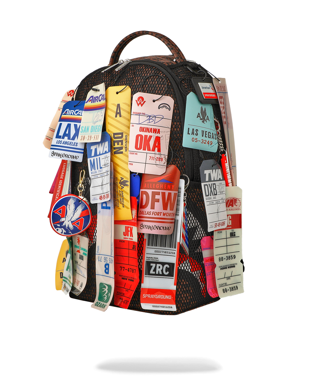 AMERICAN AIRLINES 100 YRS - TAGS ON TAGS BACKPACK