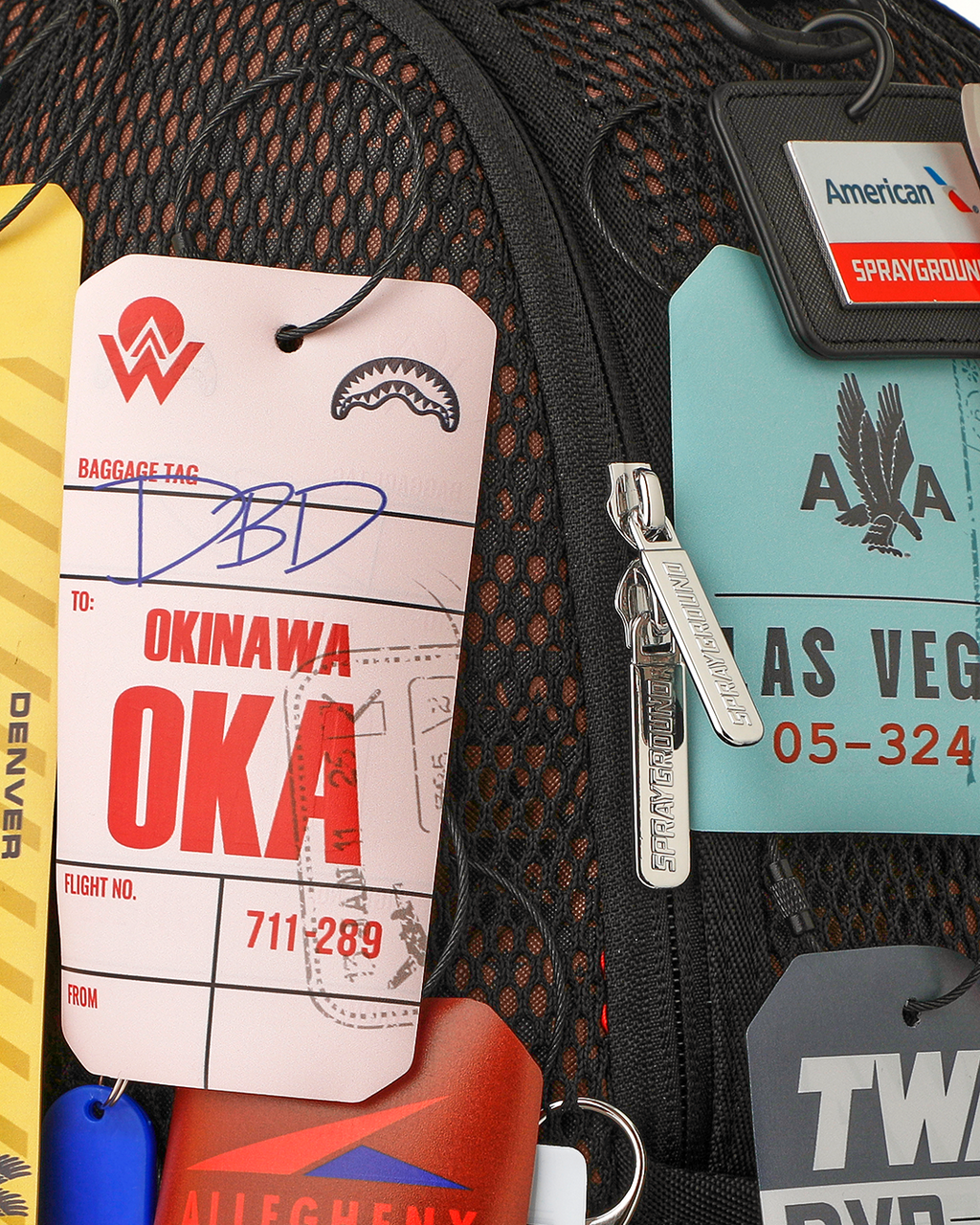 AMERICAN AIRLINES 100 YRS - TAGS ON TAGS BACKPACK