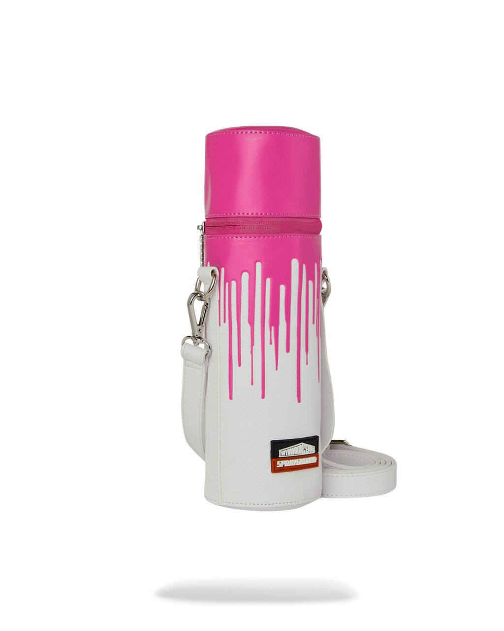 WYNWOOD WALLS COLLAB WATER BOTTLE OR SPRAYCAN HOLDER (WHT/PNK)