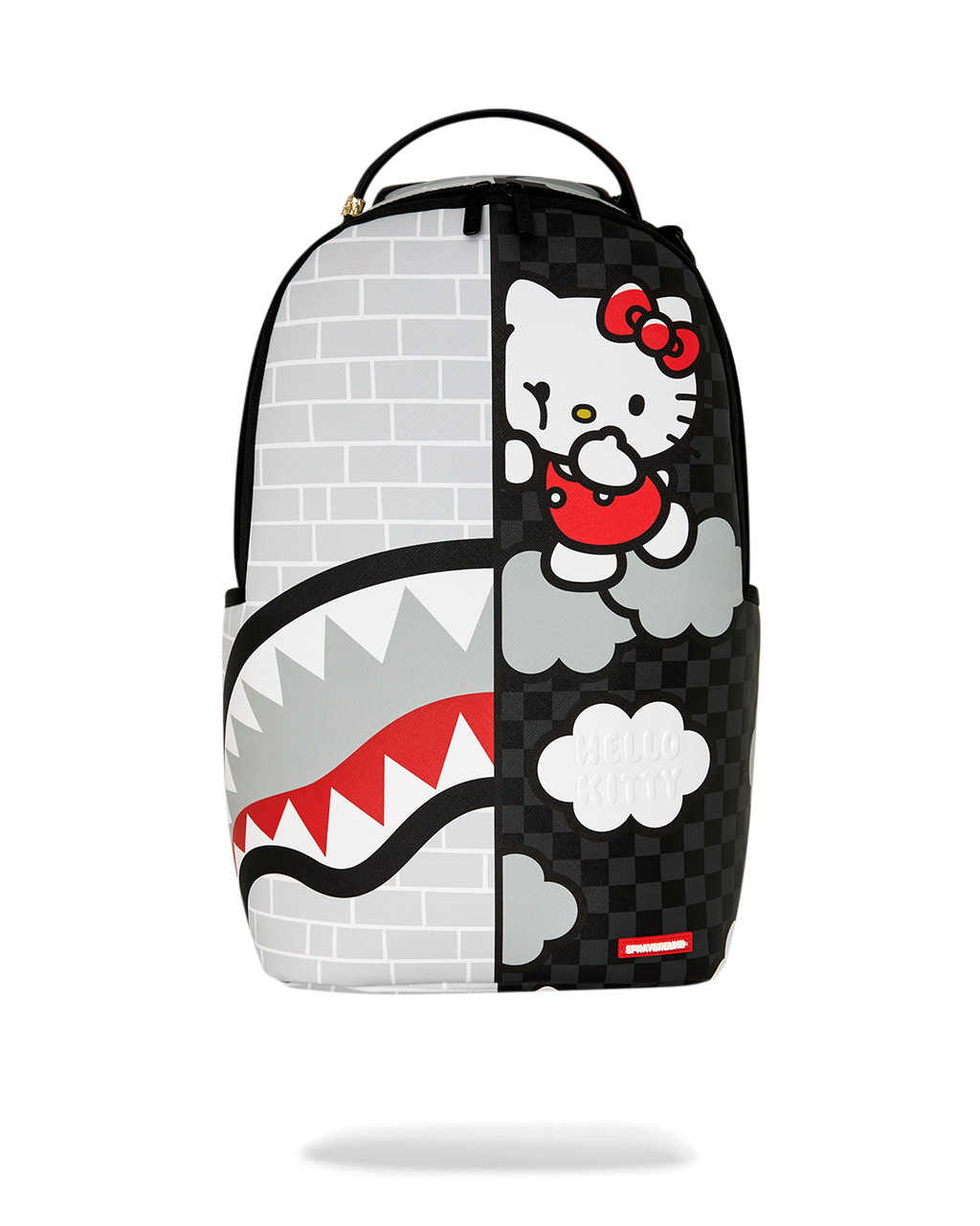 HELLO KITTY OFFICIAL COLLAB - BRICK WALL SPLIT BACKPACK
