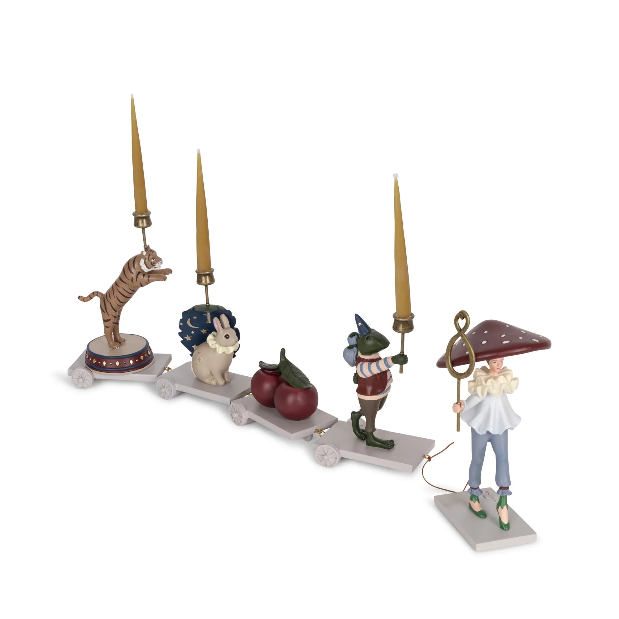Magical Forest Birthday Train With Beeswax Candles