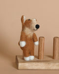 Felt Finger Puppet: Corgi Dog