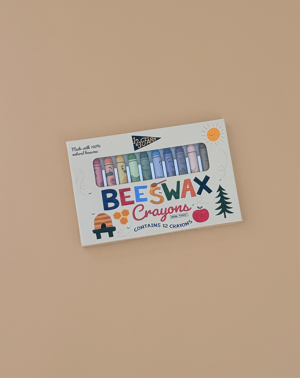 12 Beeswax Crayons