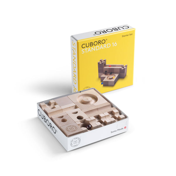 Cuboro 16 Marble Run Starter Set