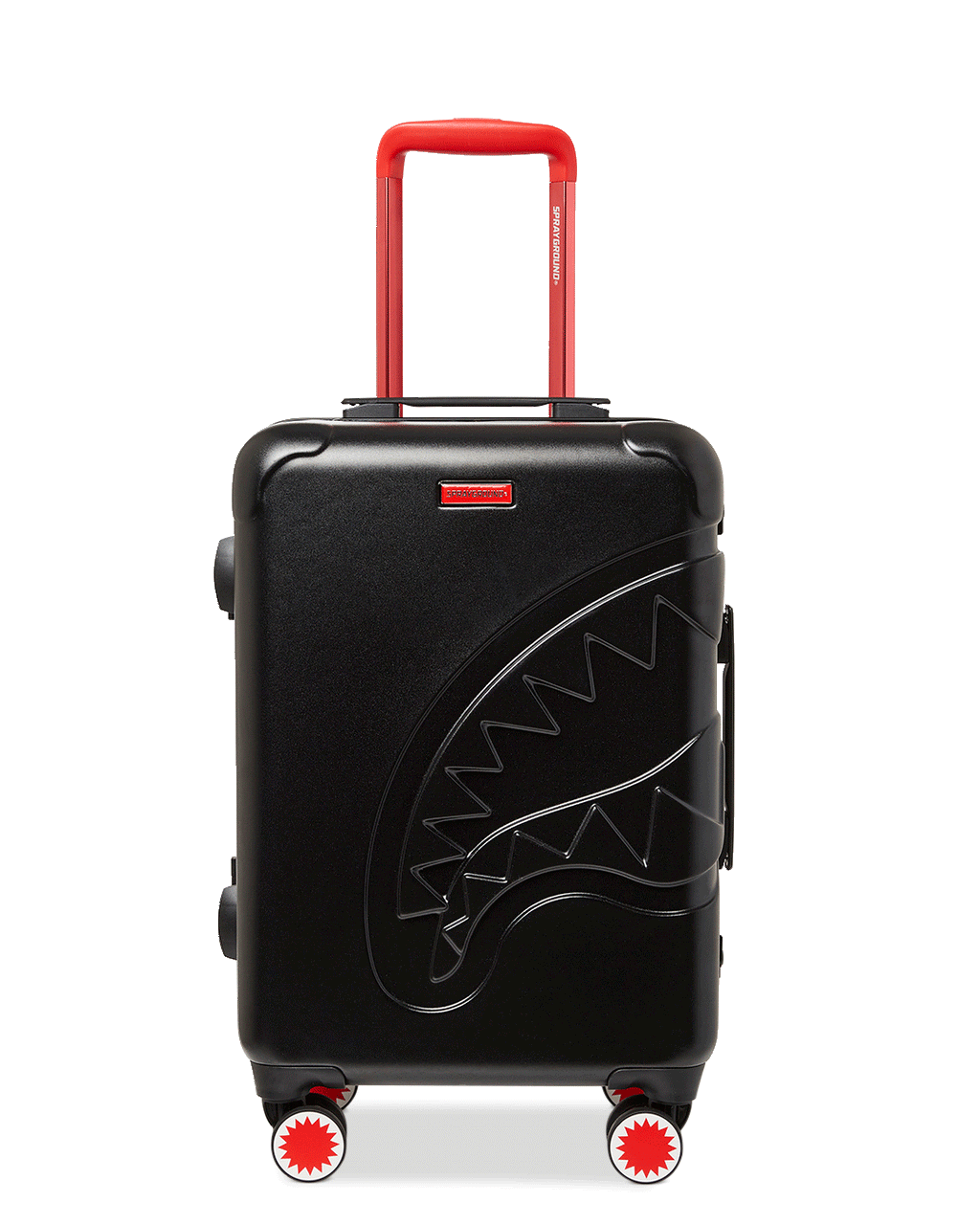 MOLDED SHARKITECTURE BLACK HARDSHELL CARRY-ON LUGGAGE