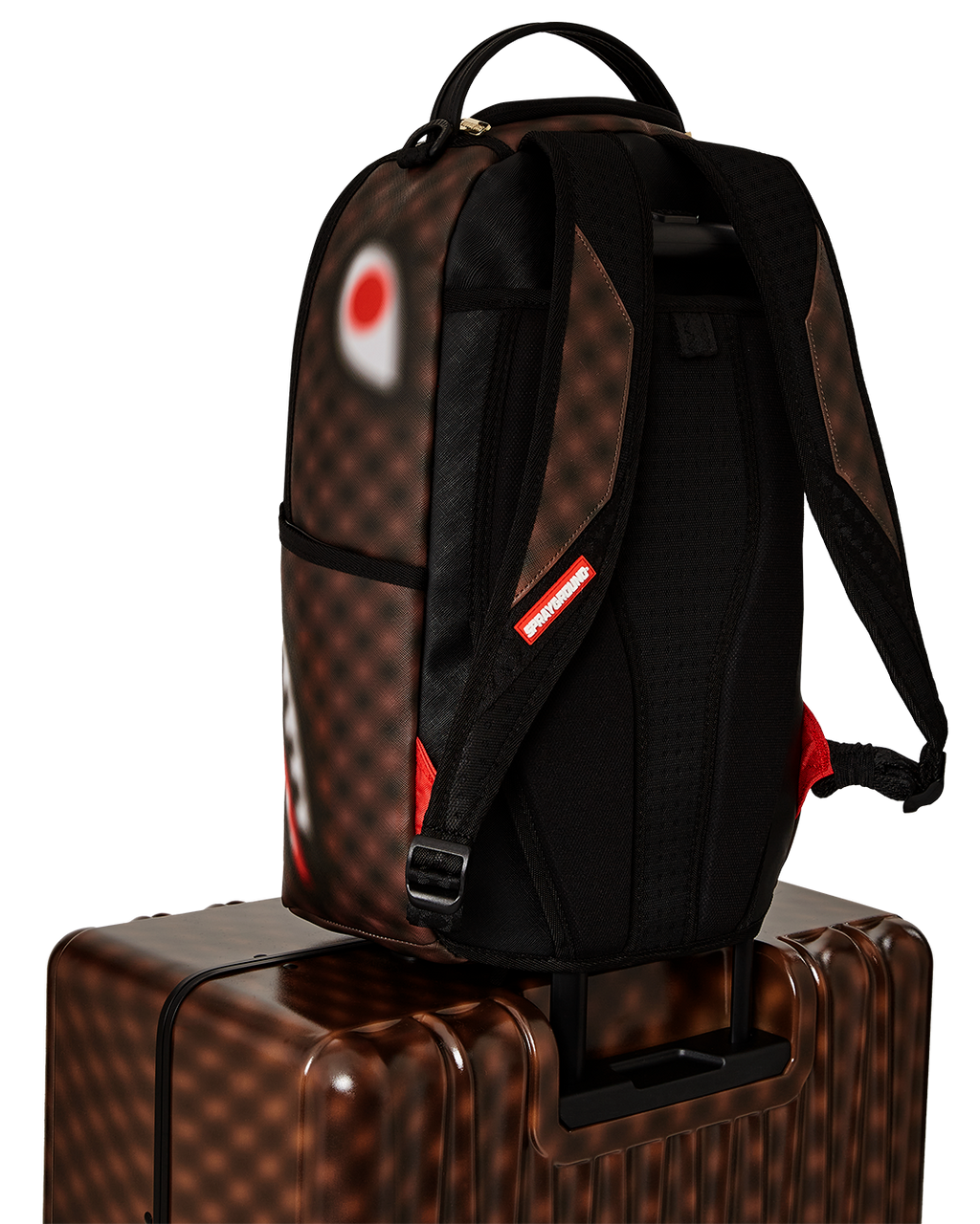 SHARKS IN PARIS BLUR EFFECT FULL SIZE LUGGAGE