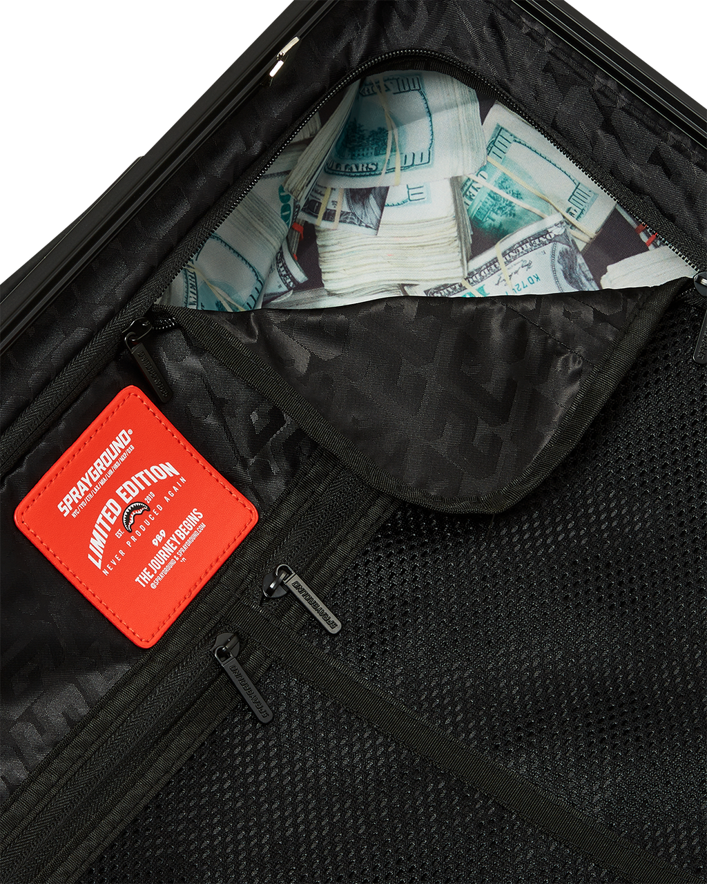 SHARKS IN PARIS GRIN & GRIND FULL-SIZE LUGGAGE