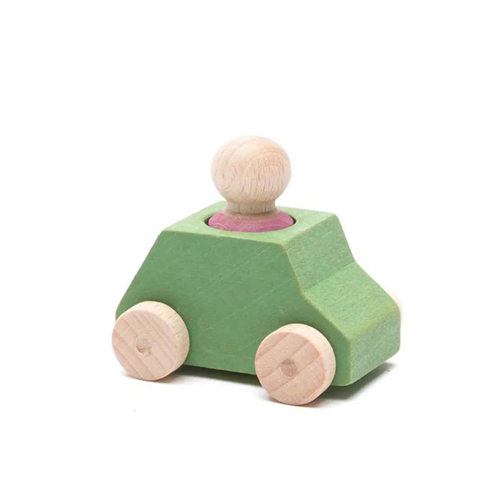 Lubulona Wooden Car with Figure - Mint