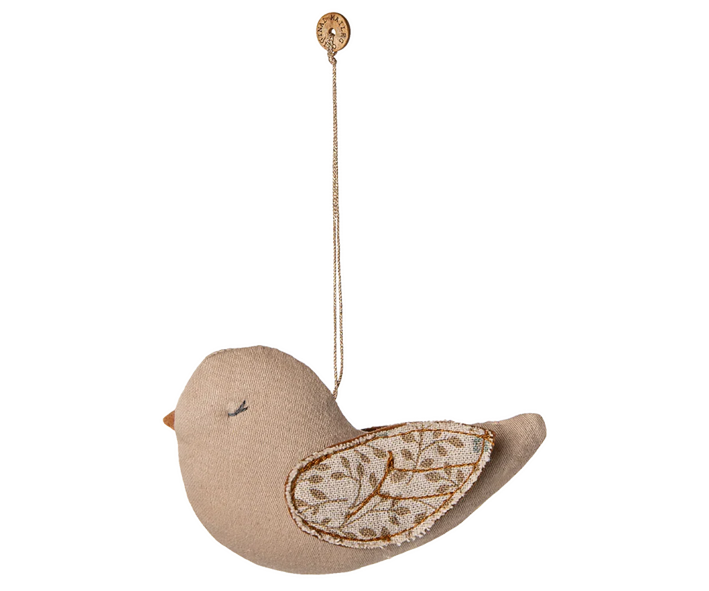 Maileg Fabric Ornament, Bird - Branches - Blue