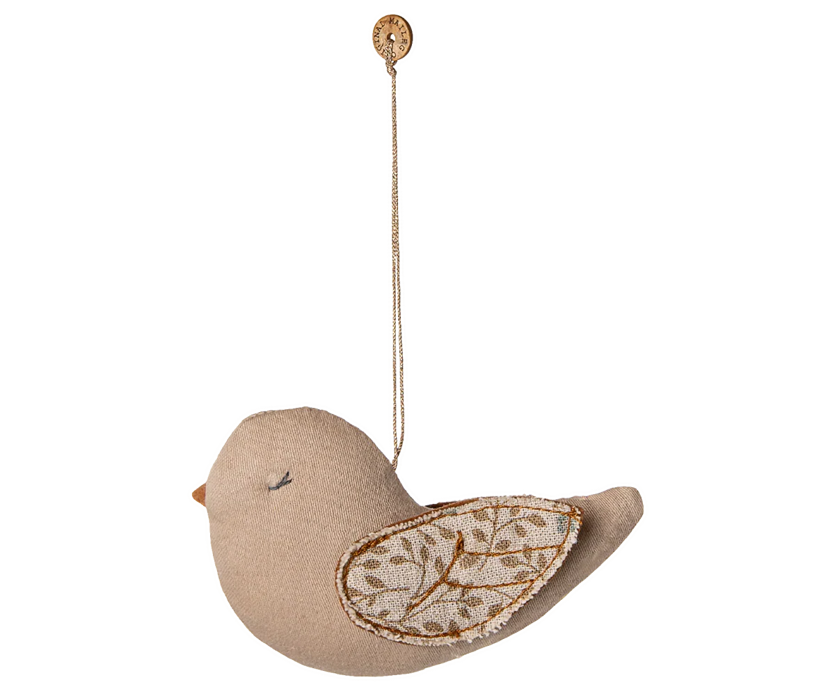 Maileg Fabric Ornament, Bird - Branches - Blue