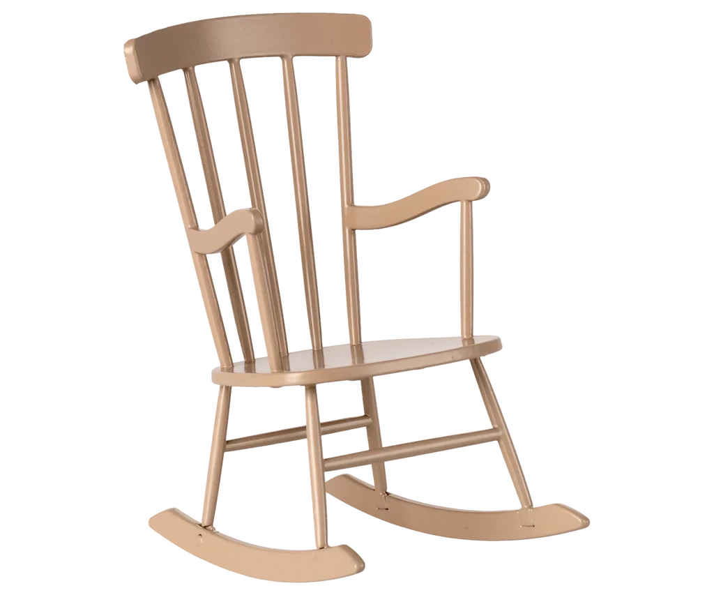 Maileg Rocking Chair, Miniature - Dark Sand