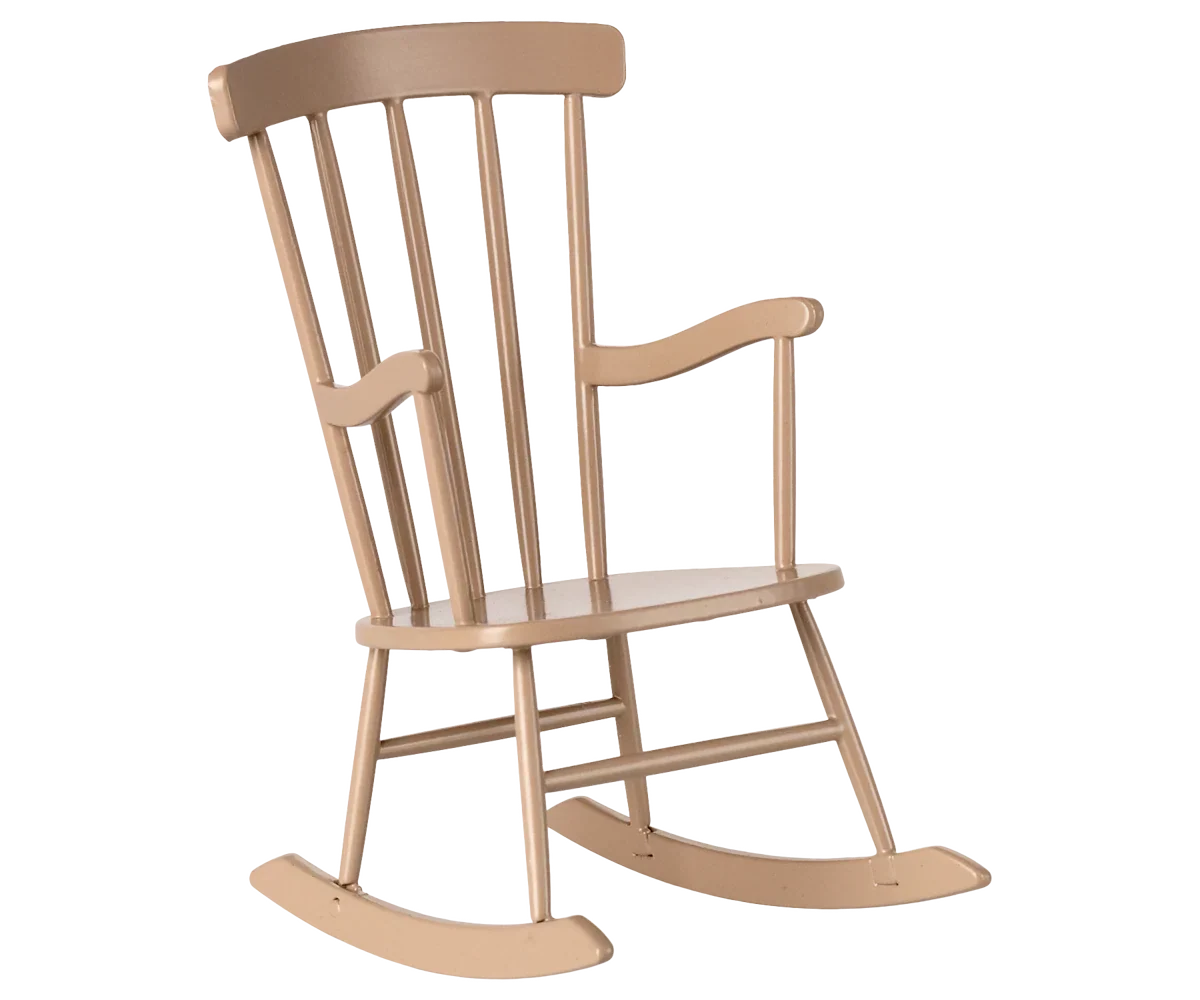 Maileg Rocking Chair, Miniature - Dark Sand